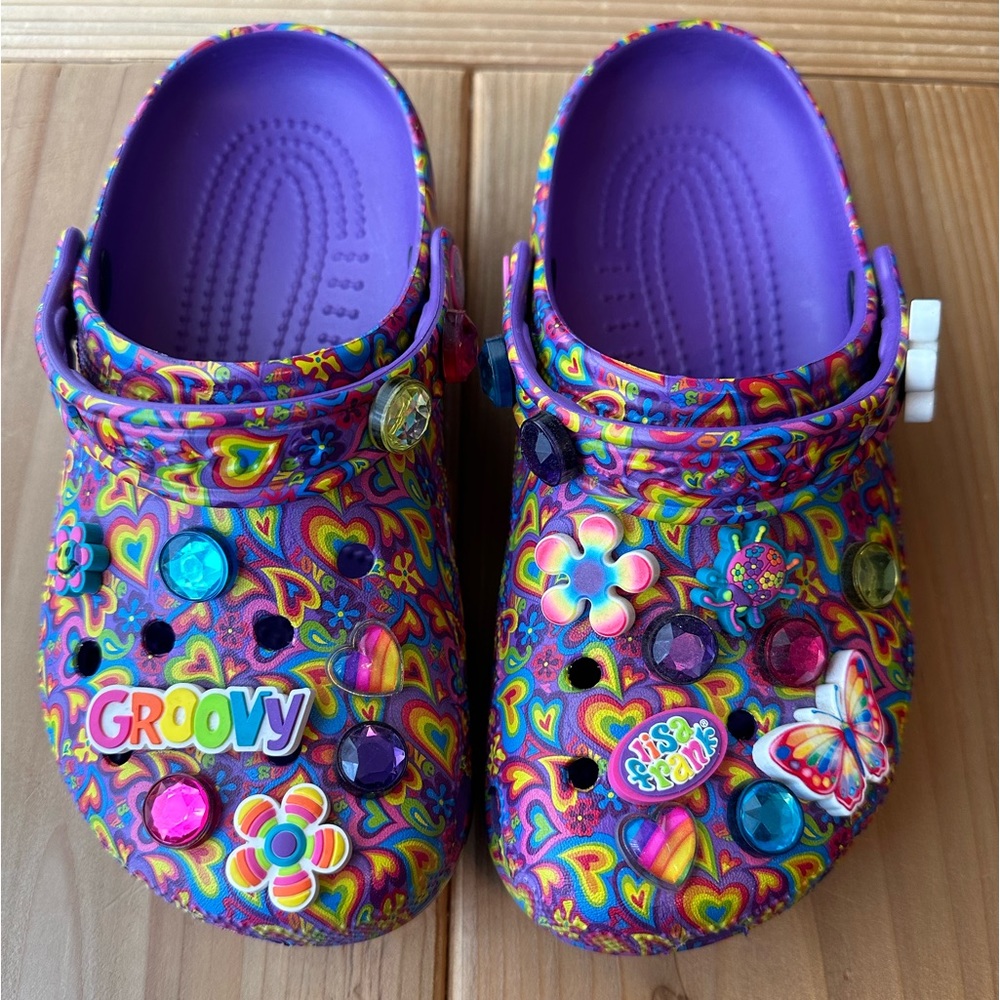 Lisa Frank Crocs womens size 6